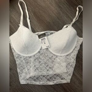 rue21 crop lace tank